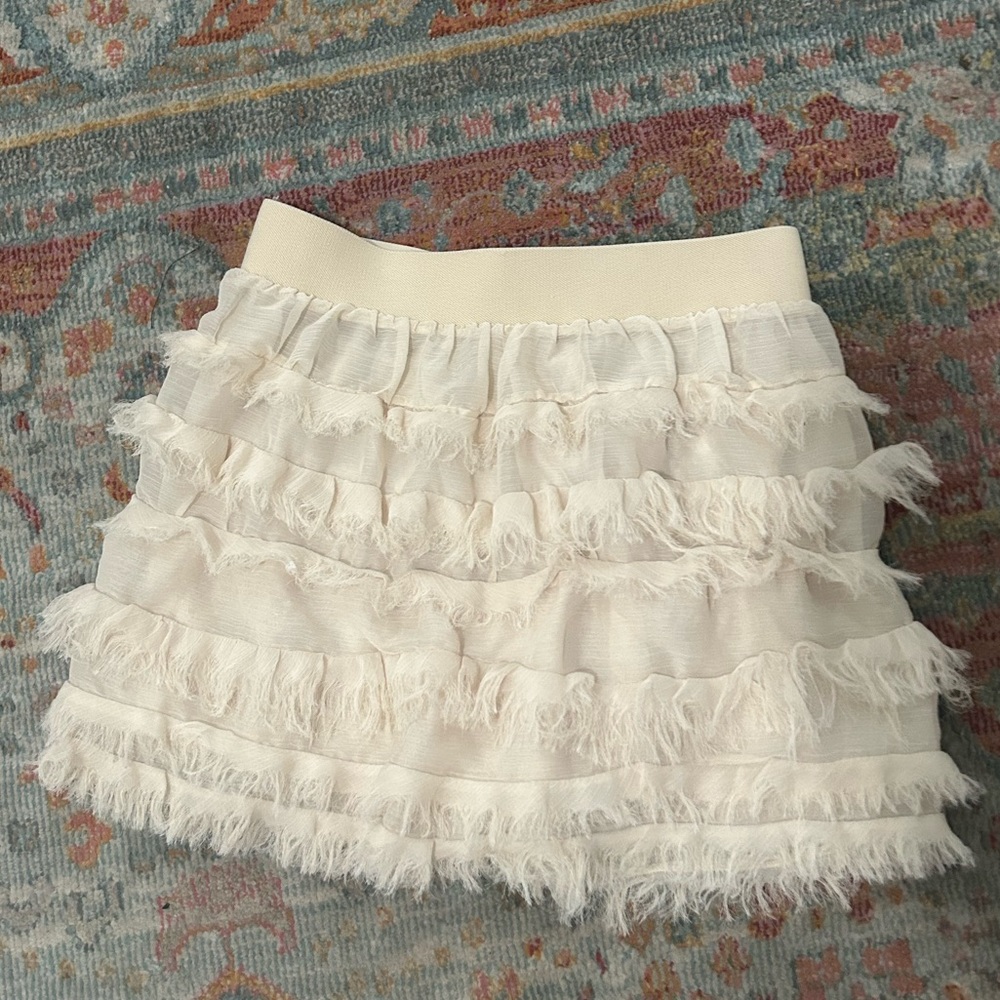 Bohemian mini skirt